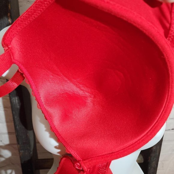 Dreamwear 42C Bra Padded Underwire Love Your Curves Red - Picture 3 of 4
